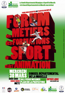 forum des métiers des formations du sport et de l'animation